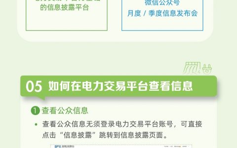 国网一图读懂十一：如何查看电力市场信息20240622